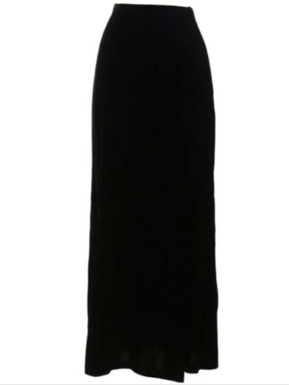 Silk Blend Velvet Skirt Vintage Gothic Long Black Boho Glam Goth Talbots Maxi 4